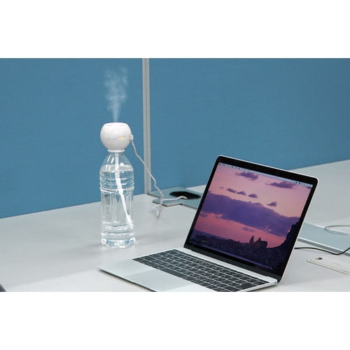 ペットボトル加湿器オーブ ホワイト