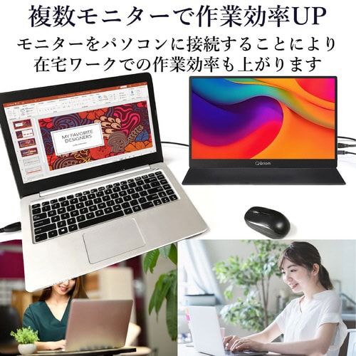 モバイルモニター 15.6インチ スタンド付