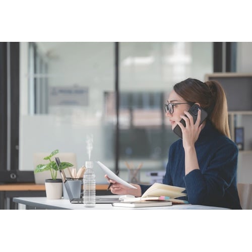 ペットボトル加湿器キューブ ホワイト