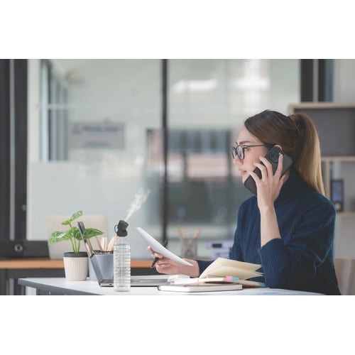 ペットボトル加湿器ムーブ ブラック