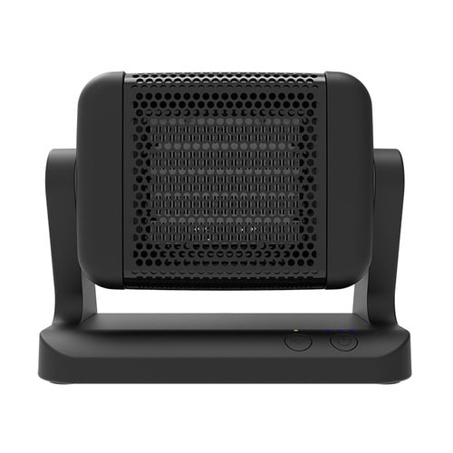 コンパクトセラミックヒーター300W ブラック