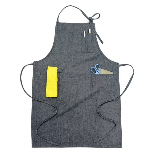 ワークエプロン デニム風 男女兼用 作業用