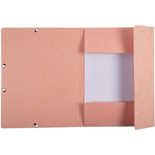 ゴム留めファイル A4 パステルコーラル