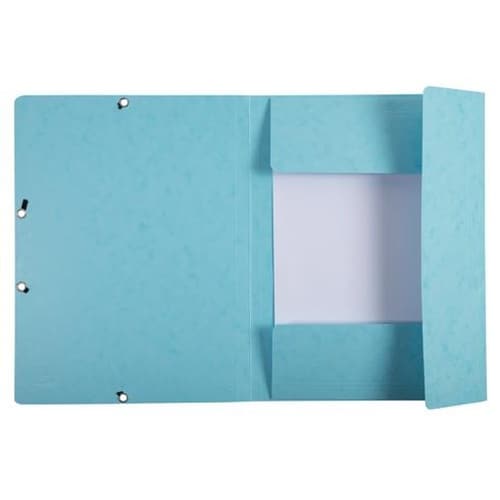ゴム留めファイル A4 パステルブルー