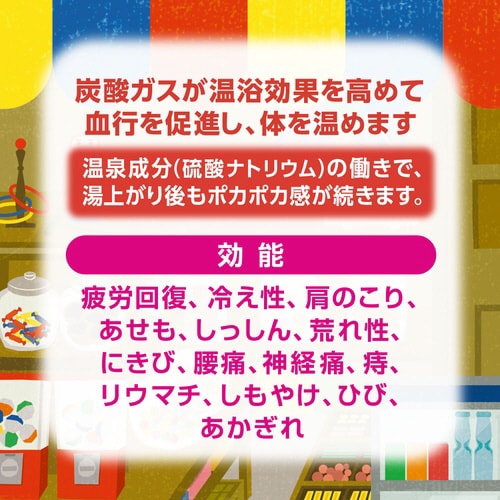 いい湯旅立ちにごり炭酸湯昭和レトロ駄菓子商店12錠