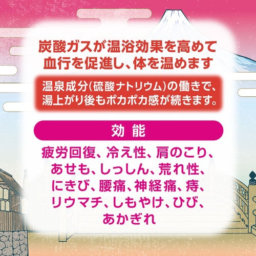 いい湯旅立ちにごり炭酸湯江戸百華12錠