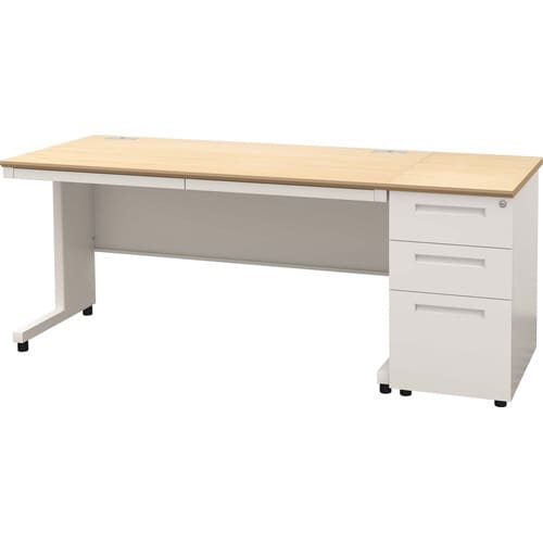 NBDオフィスデスク脇机3段 NA・WH