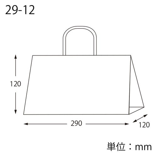 オブロングバッグ 29−12 白無地
