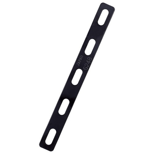 取付金具 黒 穴径:6mm サイズ:15×150m