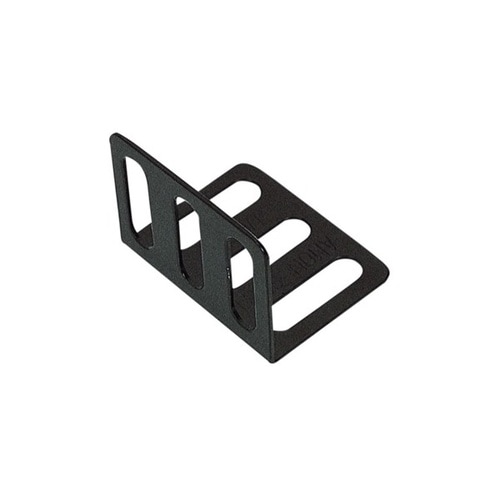 取付金具(L型) 黒 穴径:7mm サイズ:45×