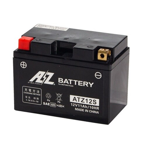 シールド型 バイク用バッテリー 液入り充電済み