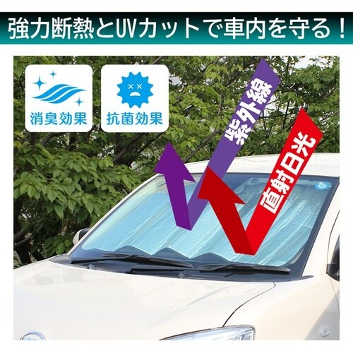 クルマ用 ダブルパークシェード Mサイズ