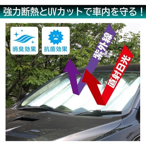 クルマ用 ダブルパークシェード Lサイズ