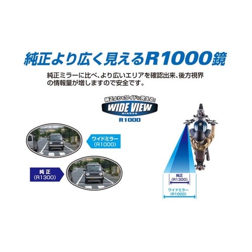 クラシカルミラーEX ネジ径:10mm 正ネジ 色