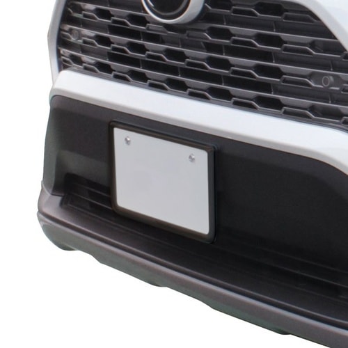 シリコーンナンバーフレーム カラー:ブラック 2枚