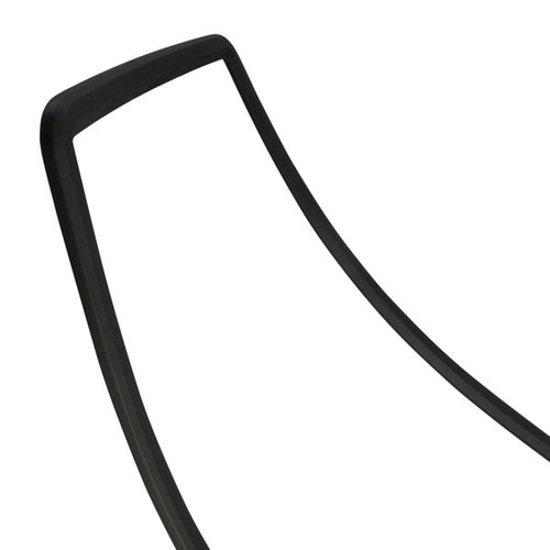 シリコーンナンバーフレーム カラー:ブラック 2枚