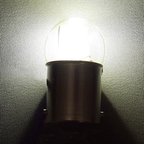 マーカーレンズ 流星光BA15s 24V 白色