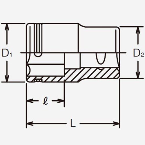 3/8インチ(9.5mm) ナットグリップソケット