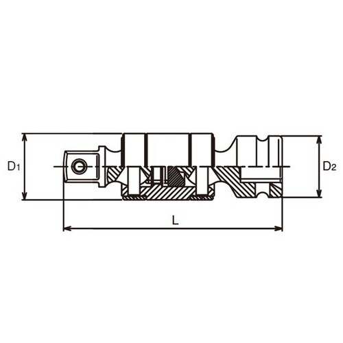 3/8インチ(9.5mm) インパクトダブルジョイ