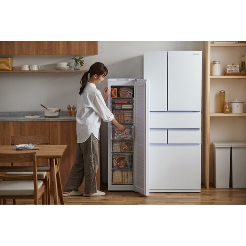 スリム冷凍庫 120L ホワイト