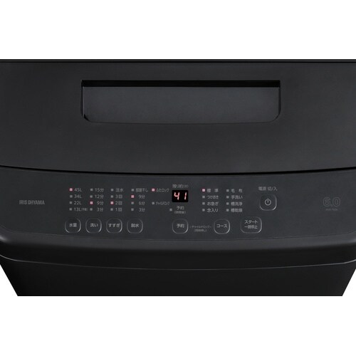 全自動洗濯機 6.0kg ブラック