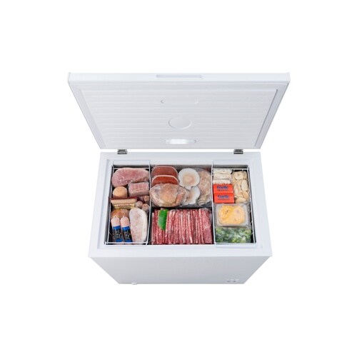 上開き式冷凍庫 199L ホワイト