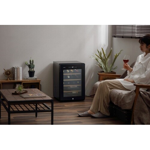 ワインセラー 49L ブラック