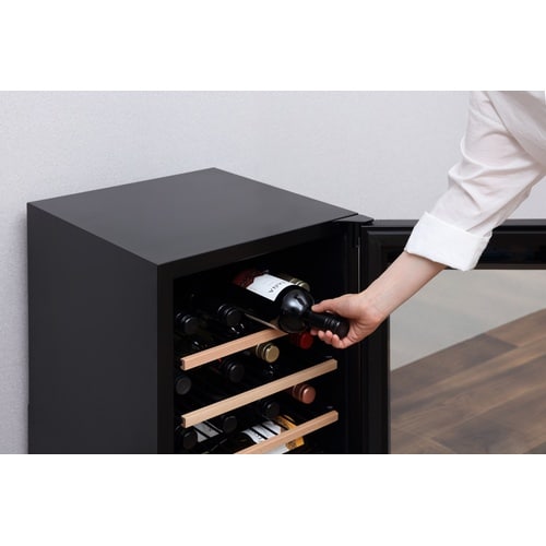 ワインセラー 49L ブラック