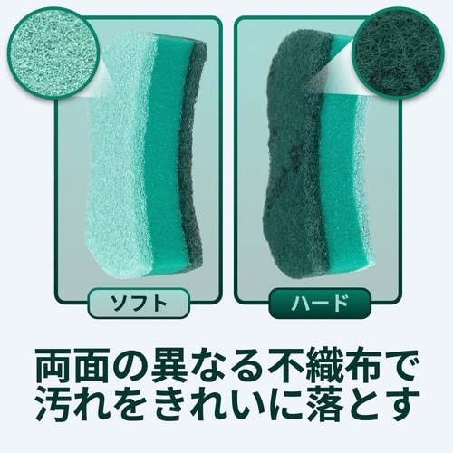 両面使い分けスポンジ ハード&ソフト