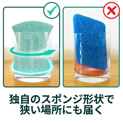 両面使い分けスポンジ ハード&ソフト