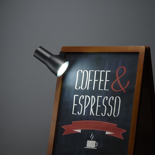 40形LED電球付属クリップライト ブラック