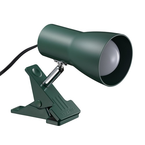 40形LED電球付属クリップライト グリーン