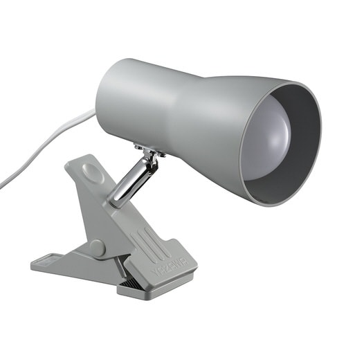 40形LED電球付属クリップライト グレー