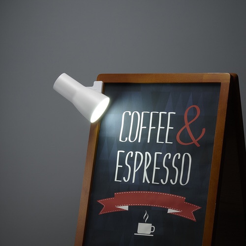 40形LED電球付属クリップライト ホワイト