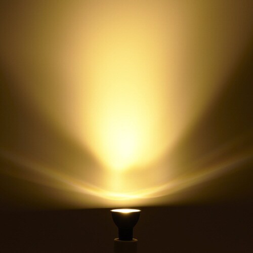 ハロゲン形LED 中角 調光 ブラック