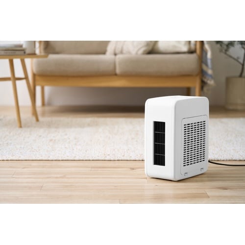 コンパクトセラミックファンヒーター KD12A W