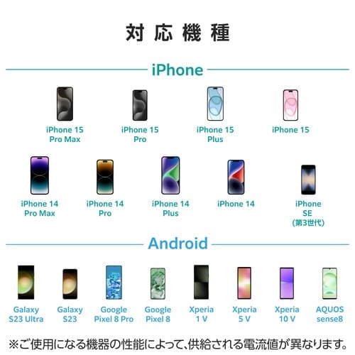 iPhone充電ケーブル フラット 0.1m 黒