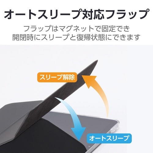 11インチiPadAirM2ソフトレザーケース 黒