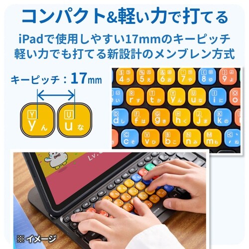 タイピング練習キーボード 交換用 かな有 ブラック