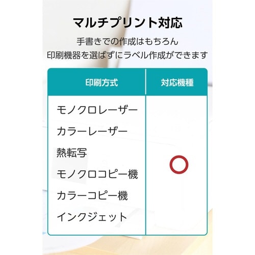 丸シール 再剥離ラベル A4 24面×10シート入
