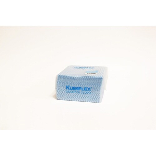 カウンタークロス 厚手 ブルー×12