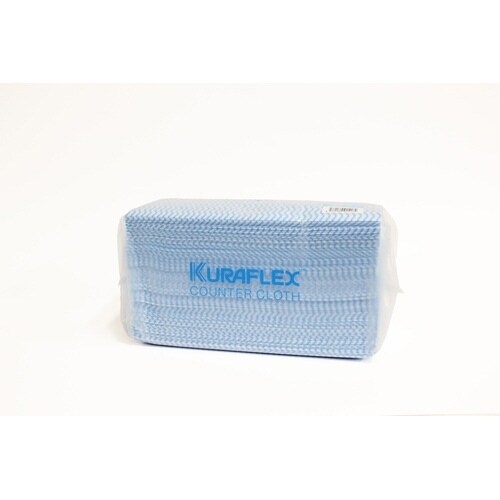 カウンタークロス 大判 ブルー×6