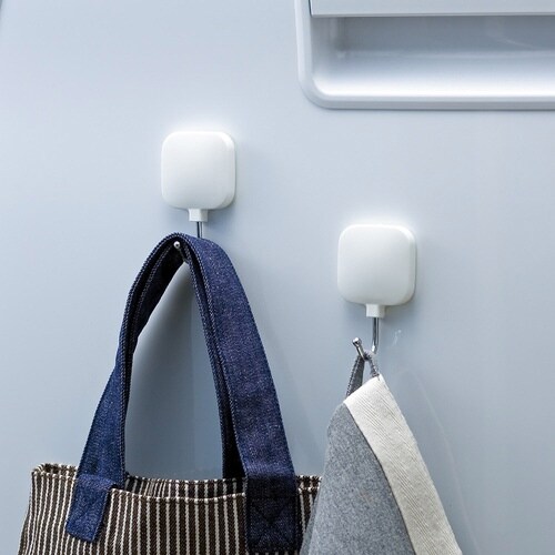 フック マグネットフック 角型 2個入り 強力