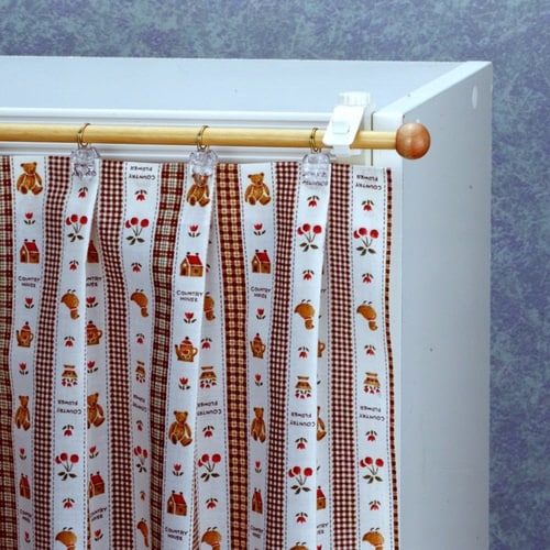 ネジ止めポールホルダー のれん棒受け 2個