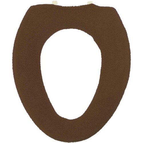 便座カバー O型 カラーショップ ブラウン