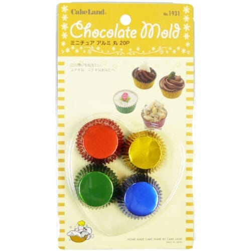 アルミ箔カップ チョコレート型 チョコカップ 丸