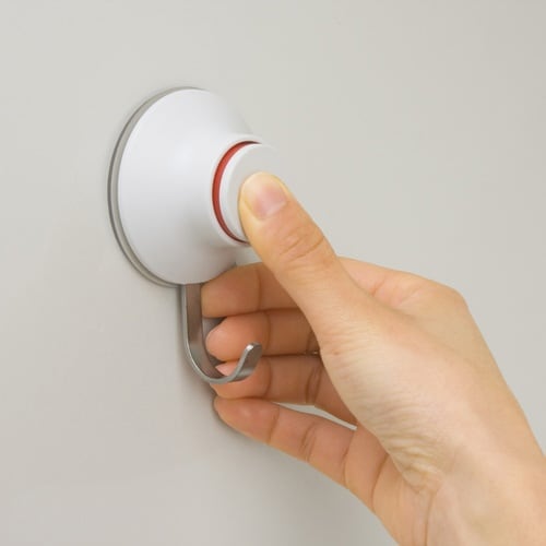 フック プッシュ式吸盤フック L 1個入り