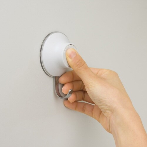 フック プッシュ式吸盤フック L 1個入り