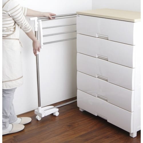 物干しスタンド 洗濯物干し 伸縮式物干しH型