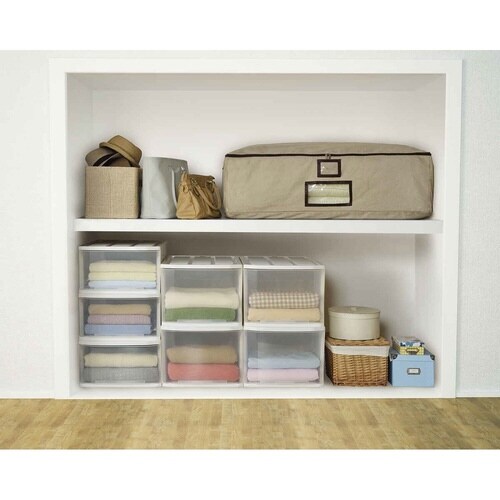 収納ケース フェミーネケース74 深型 W×2